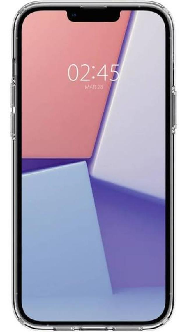 Spigen iPhone 14 / 13 Kılıf Liquid Crystal 4 Tarafı Tam Koruma Crystal Clear - ACS05033