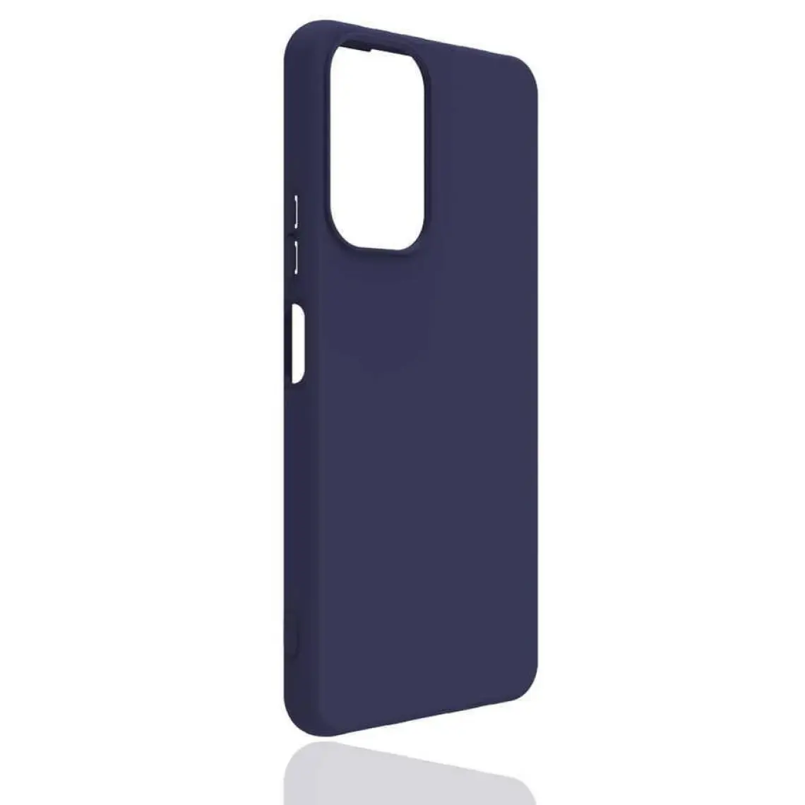 Case 4U Xiaomi Redmi Note 10 Pro Kılıf Mat Renkli Yumuşak Kalın Sağlam Silikon Kılıf Biye Lacivert