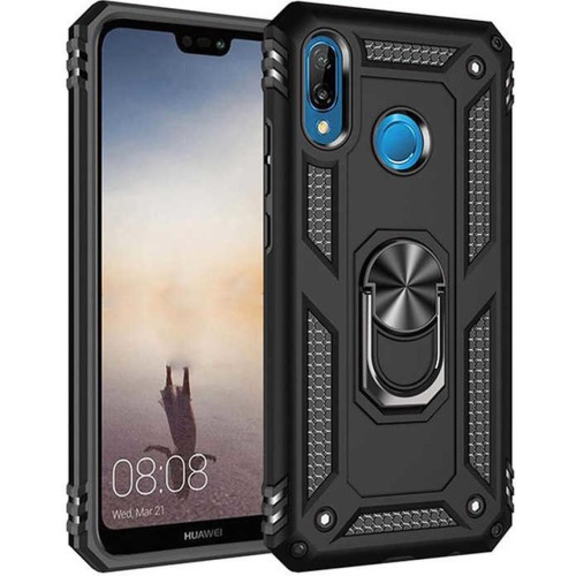 Kvy Huawei P20 Lite Yüzüklü Standlı Vega Kılıf