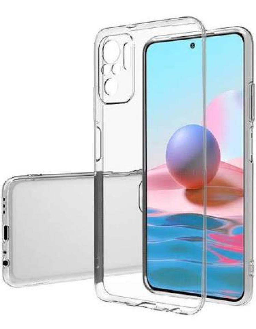 Case 4U Xiaomi Redmi Note 10 Pro Kılıf Süper Silikon Şeffaf