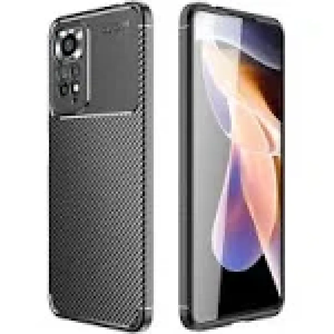 ZORE Xiaomi Redmi Note 12 Pro 4g Kılıf Negro Silikon Kapak-Siyah