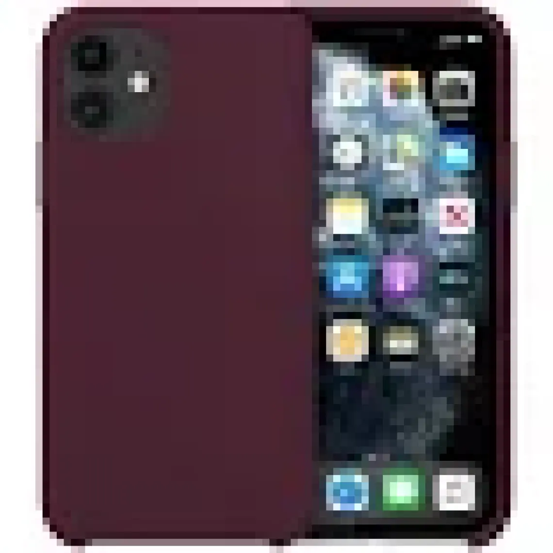 Buff iPhone 11 Rubber Fit Kılıf Plum