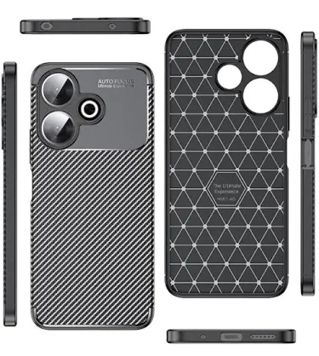 ZORE Xiaomi Redmi 13 4g Kılıf Negro Silikon Kapak-Siyah