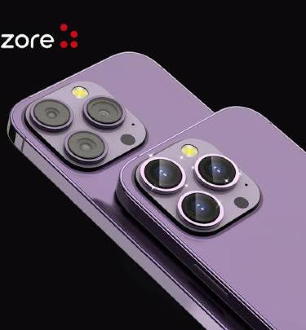 Heptek İletişim Apple iPhone 15 Pro Safir Kamera Lens Koruyucu (Kolay Takma Aparatlı) Cl-12