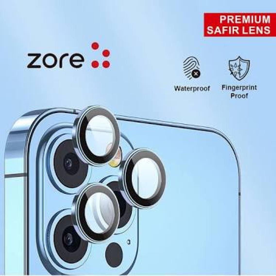 Heptek İletişim Apple iPhone 15 Pro Safir Kamera Lens Koruyucu (Kolay Takma Aparatlı) Cl-12