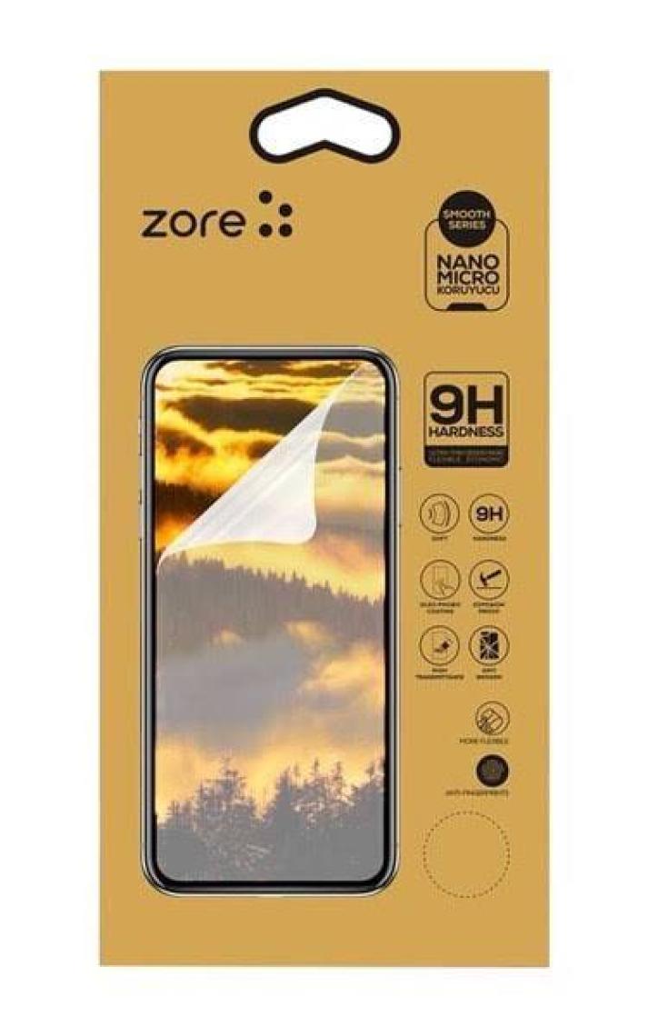 Zore Apple iPhone 14 Pro Max Uyumlu Nano Micro Temperli Ekran Koruyucu