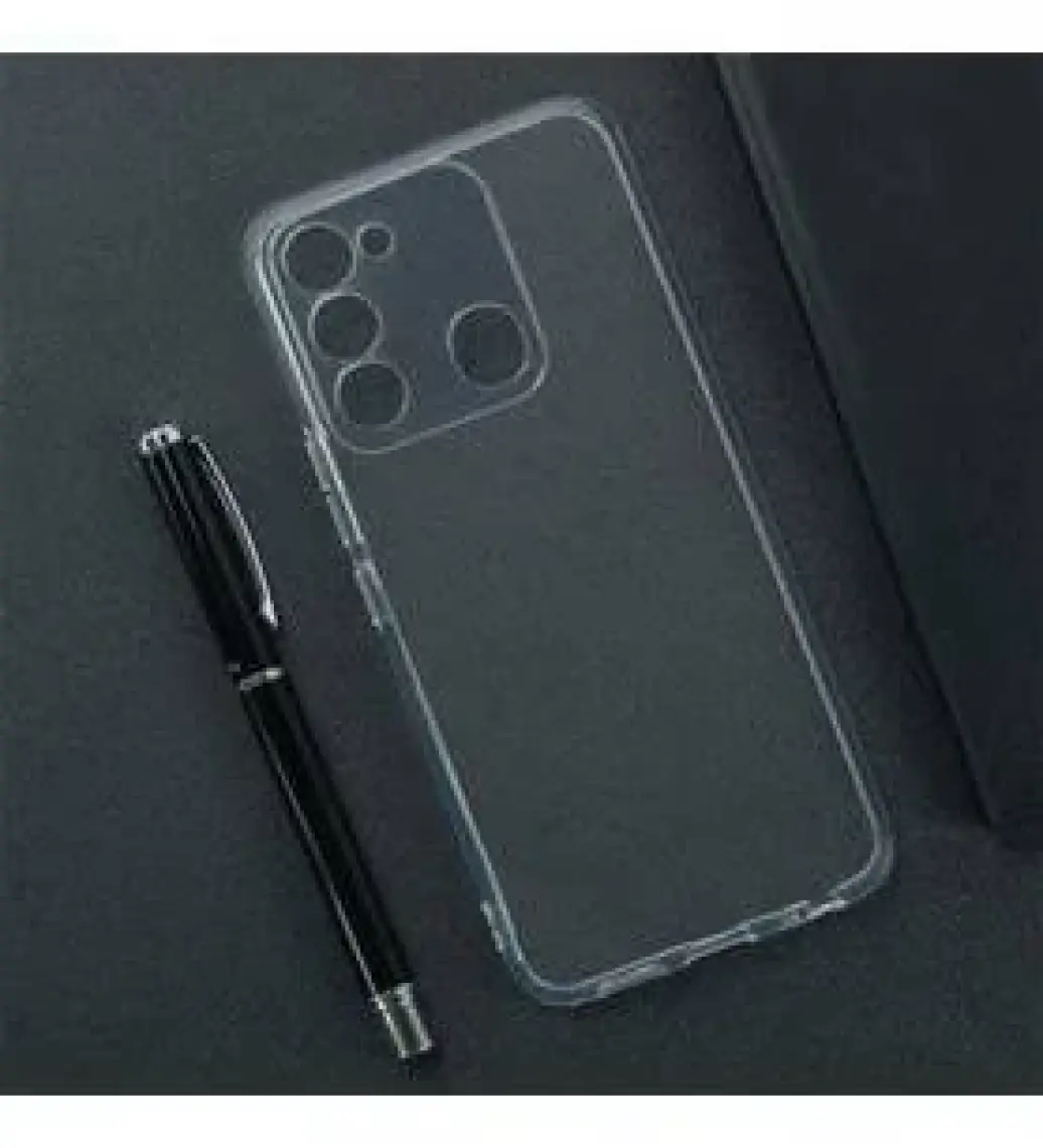 Kny Tecno Spark 8c Kılıf Kamera Korumalı Ince Şeffaf Silikon