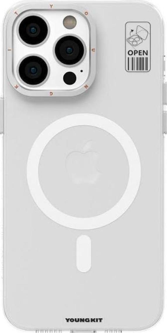 YoungKit iPhone 14 Pro Max Uyumlu Kılıf Magsafe Şarj Özellikli Standlı Youngkit Hermit Bracket Serisi Kapak