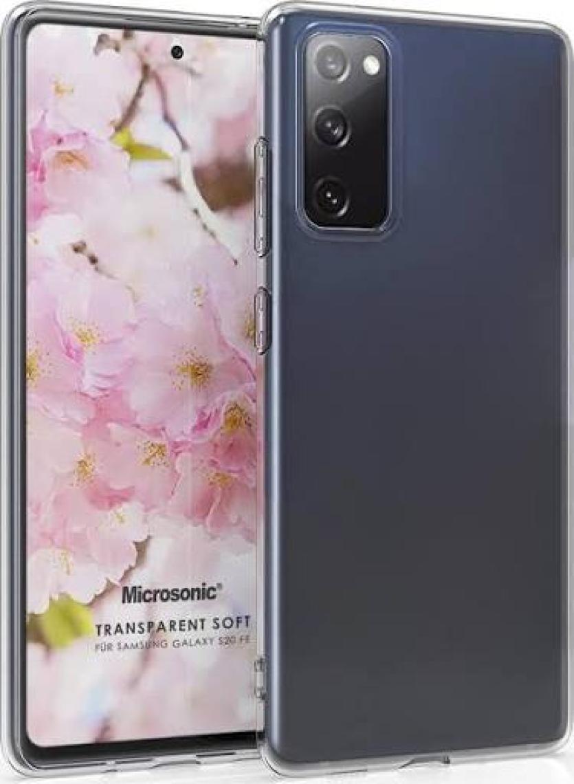 Microsonic Samsung Galaxy S20 FE Kılıf Transparent Soft Beyaz