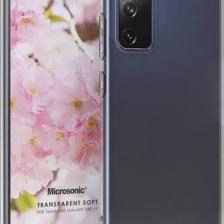 Microsonic Samsung Galaxy S20 FE Kılıf Transparent Soft Beyaz