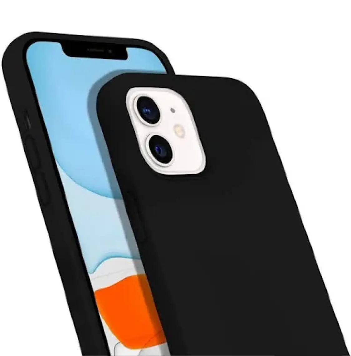 Buff iPhone 11 Rubber S Kılıf Siyah
