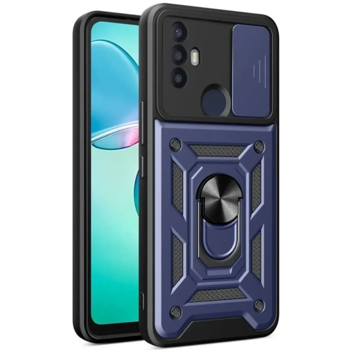 Kny Tecno Spark 10 Pro Kılıf Ultra Korumalı Manyetik Sürgülü Vega Kapak
