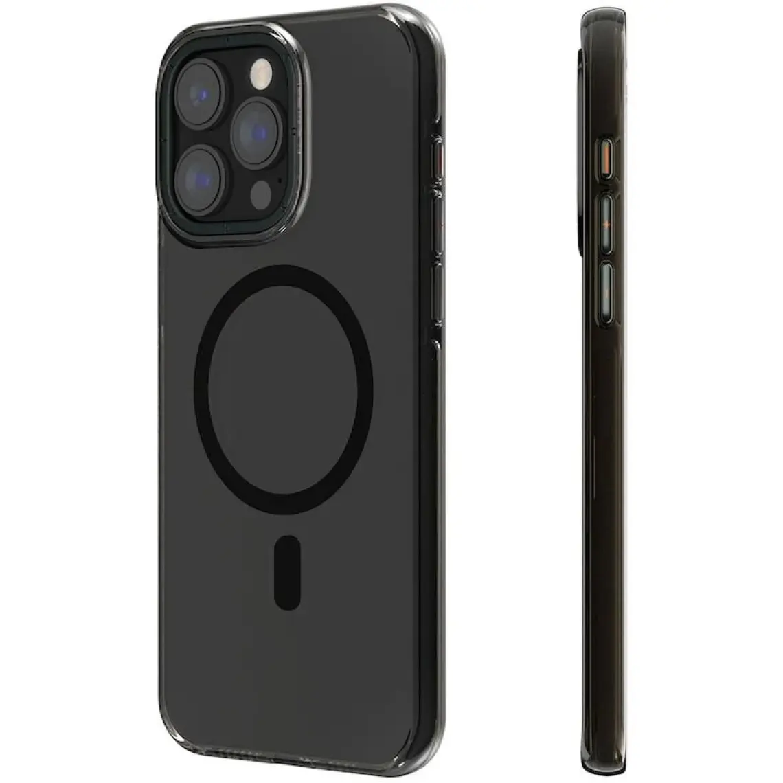 YoungKit iPhone 14 Pro Max Uyumlu Kılıf Magsafe Şarj Özellikli Youngkit Crystal Shield Serisi Kapak Şeffaf