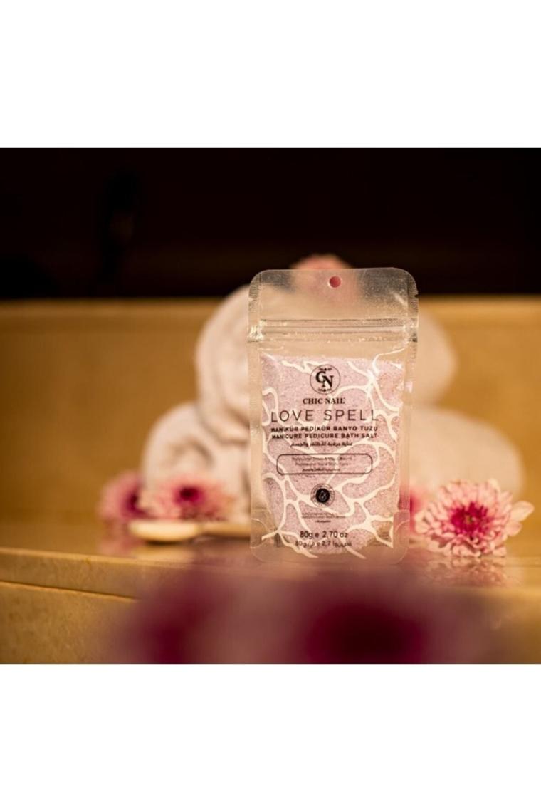 Manikür & Pedikür Ve Banyo Tuzu Love Spell 80 gram / Epsom Tuzu / Ingiliz Tuzu