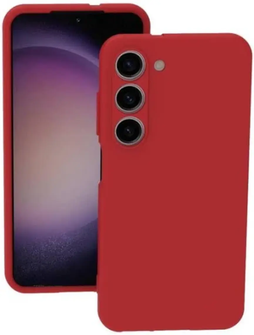 Eonaks Samsung Galaxy S23 Kılıf Kamera Korumalı Silikon Rubber Arka Kapak
