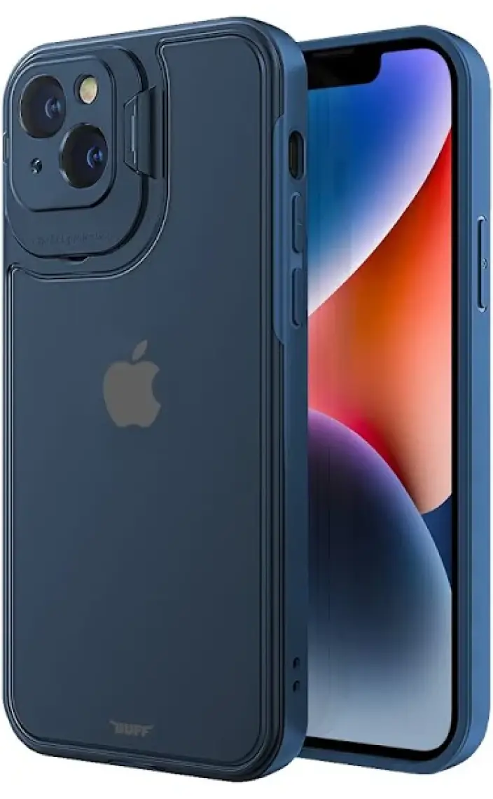 Buff iPhone 14 Hybrid Corner Kılıf Mavi