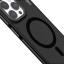 YoungKit iPhone 15 Pro Max Uyumlu Kılıf Magsafe Şarj Özellikli Youngkit Rock Sand Serisi Kapak Siyah