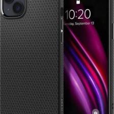 Spigen iPhone 14 Plus Kılıf Liquid Air Matte Black - ACS04891