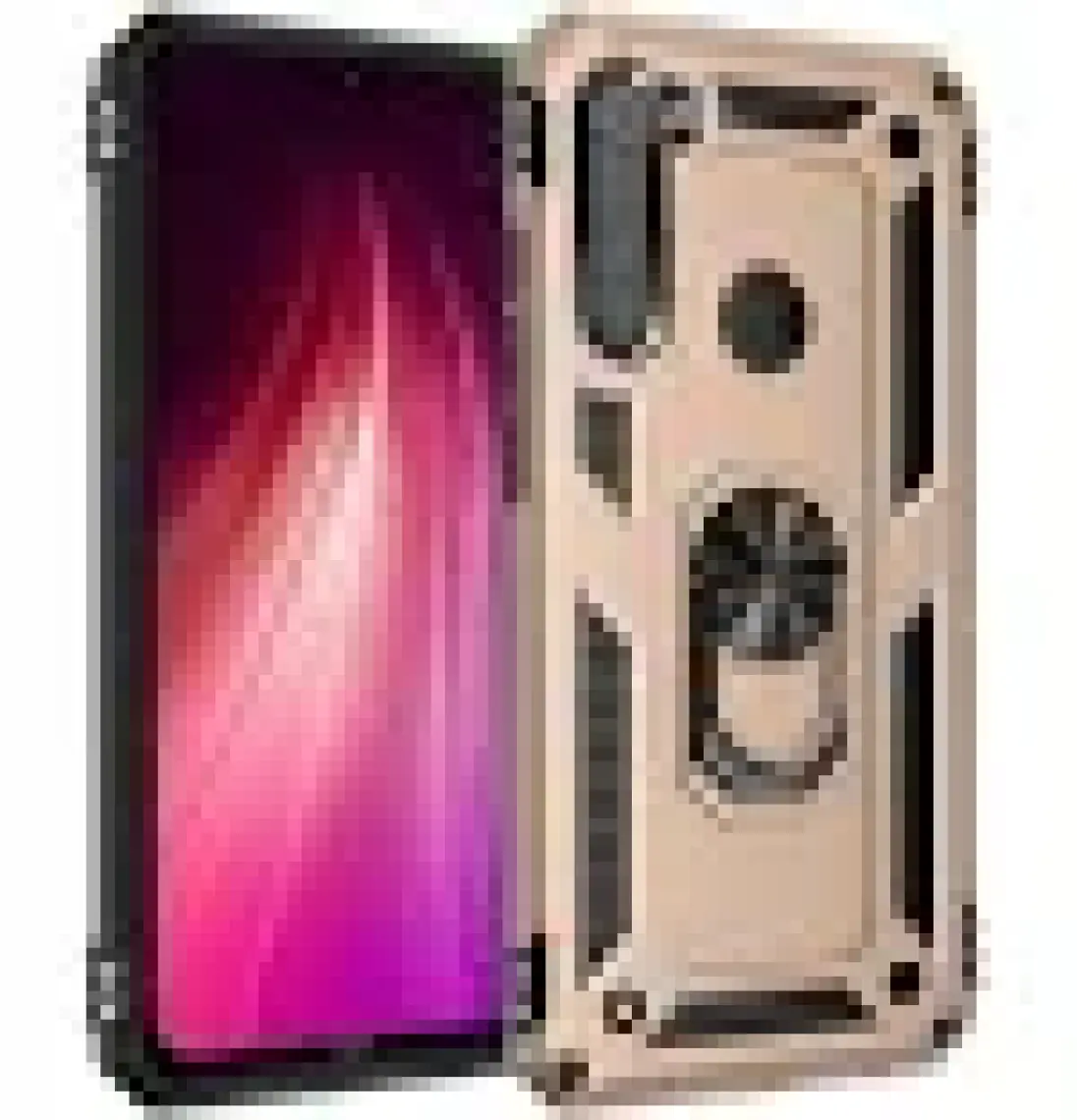 Kvy Xiaomi  Redmi Note 8 Yüzüklü Standlı Vega Kılıf