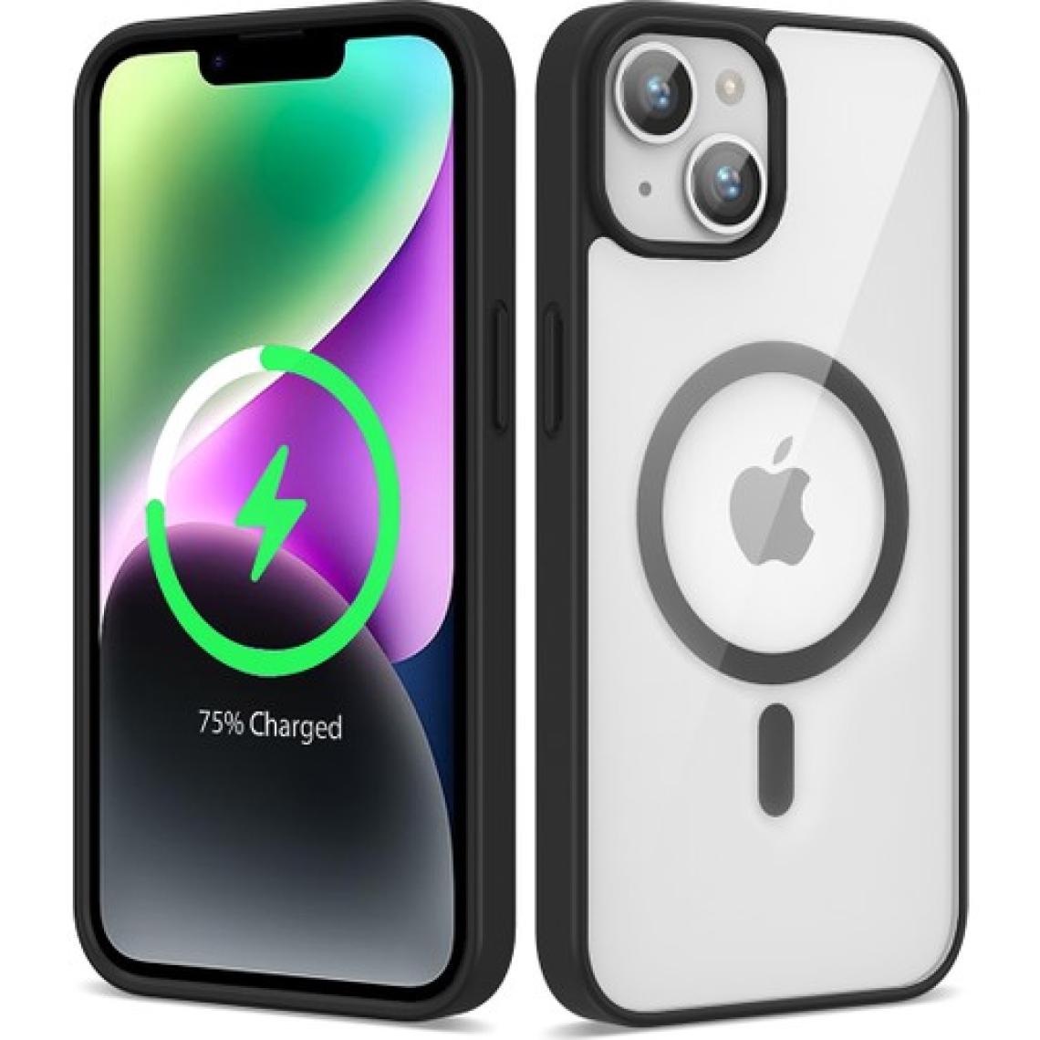 Apple iPhone 13 Kılıf Magsafe Wireless Şarj Özellikli Silikon Zore Ege KAPAK-SIYAH-8680436664049-OTN