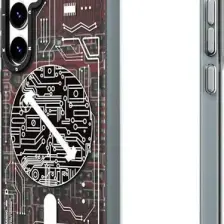 YoungKit Galaxy S24 Plus Uyumlu Kılıf Magsafe Şarj Özellikli Youngkit Technology Serisi Kapak Kırmızı