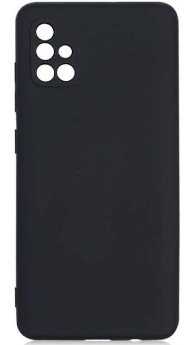 Case 4U A51 Kılıf Kamera Korumalı Içi Kadife Logosuz Mara Lansman Silinebilir Kılıf Siyah