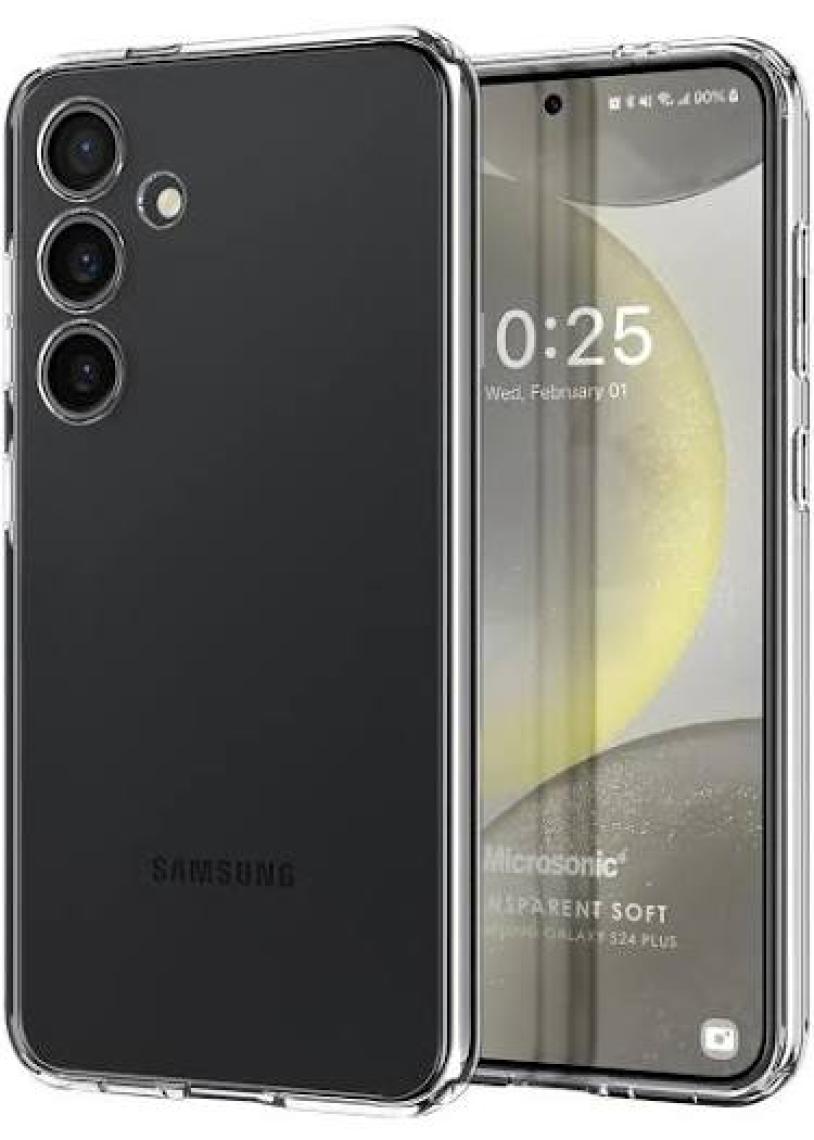 Microsonic Samsung Galaxy S24 Plus Kılıf Transparent Soft Şeffaf