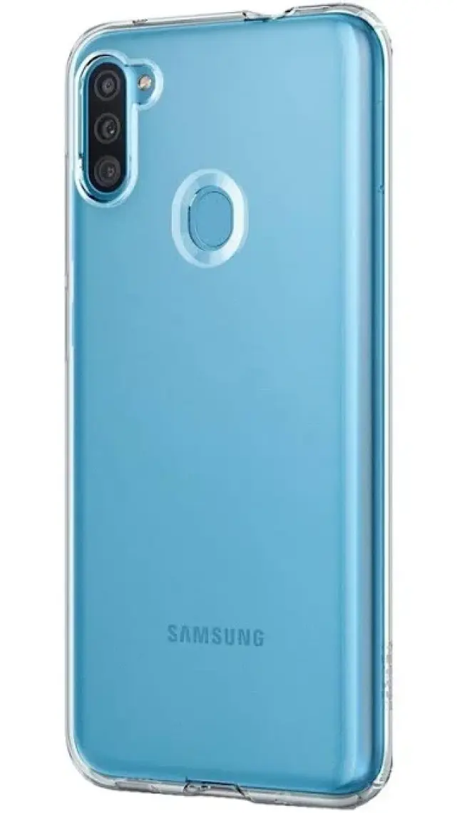 Spigen Galaxy M11 / A11 Kılıf Liquid Crystal 4 Tarafı Tam Koruma Crystal Clear - ACS00856