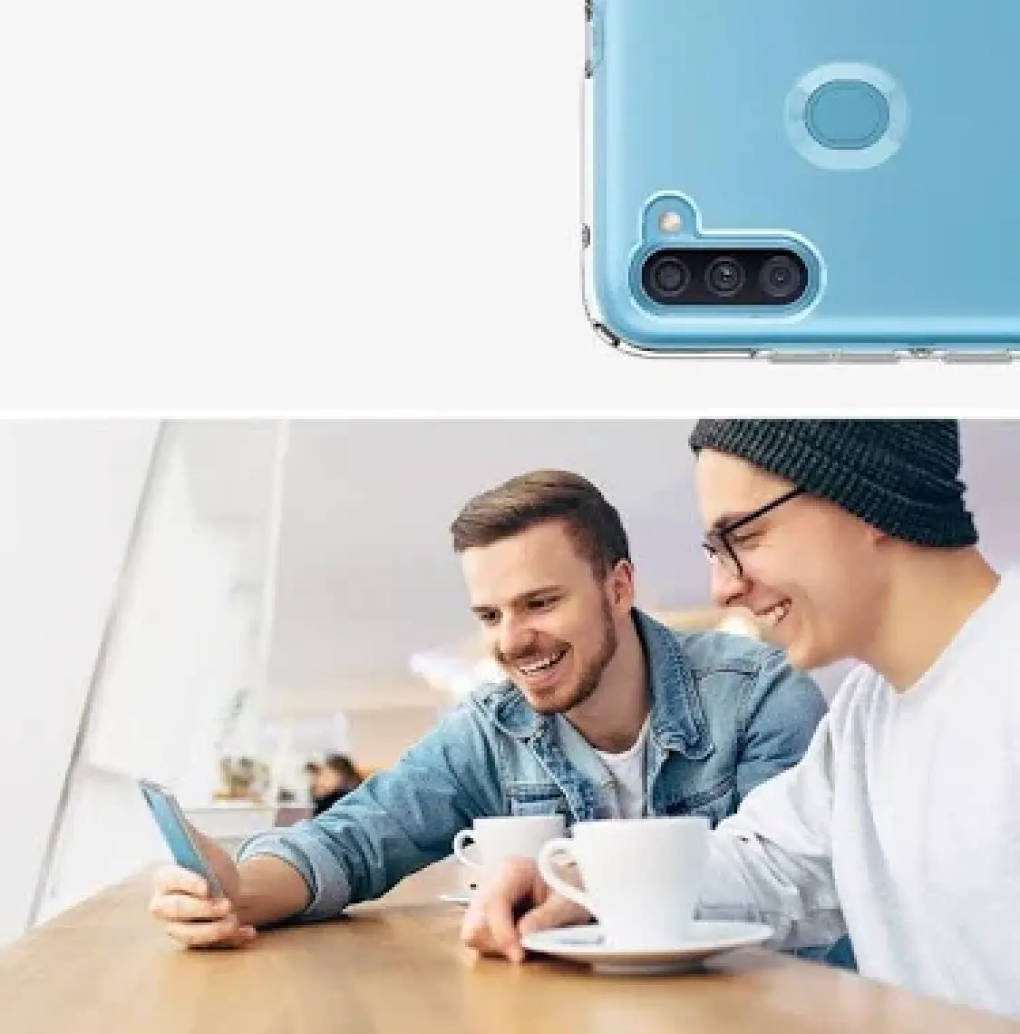 Spigen Galaxy M11 / A11 Kılıf Liquid Crystal 4 Tarafı Tam Koruma Crystal Clear - ACS00856
