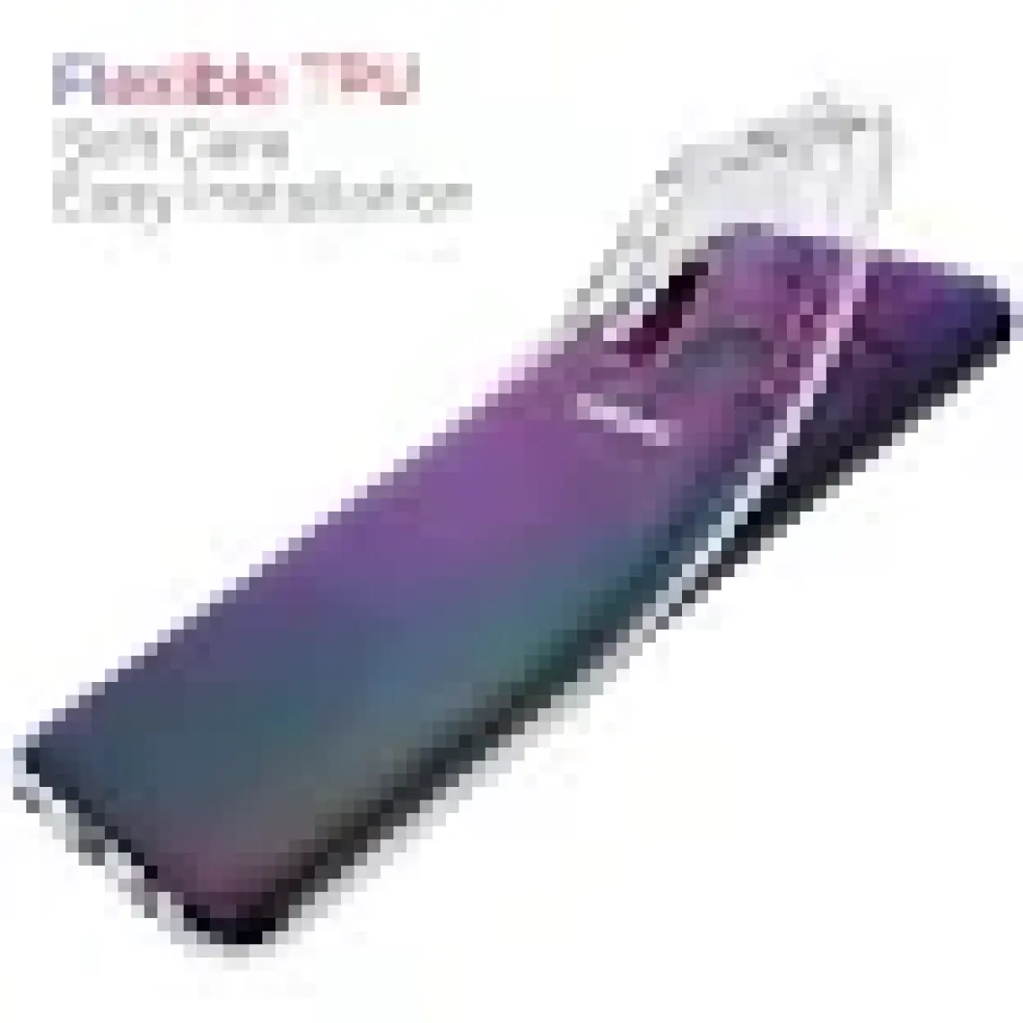 Microsonic Samsung Galaxy A40 Kılıf Transparent Soft Beyaz