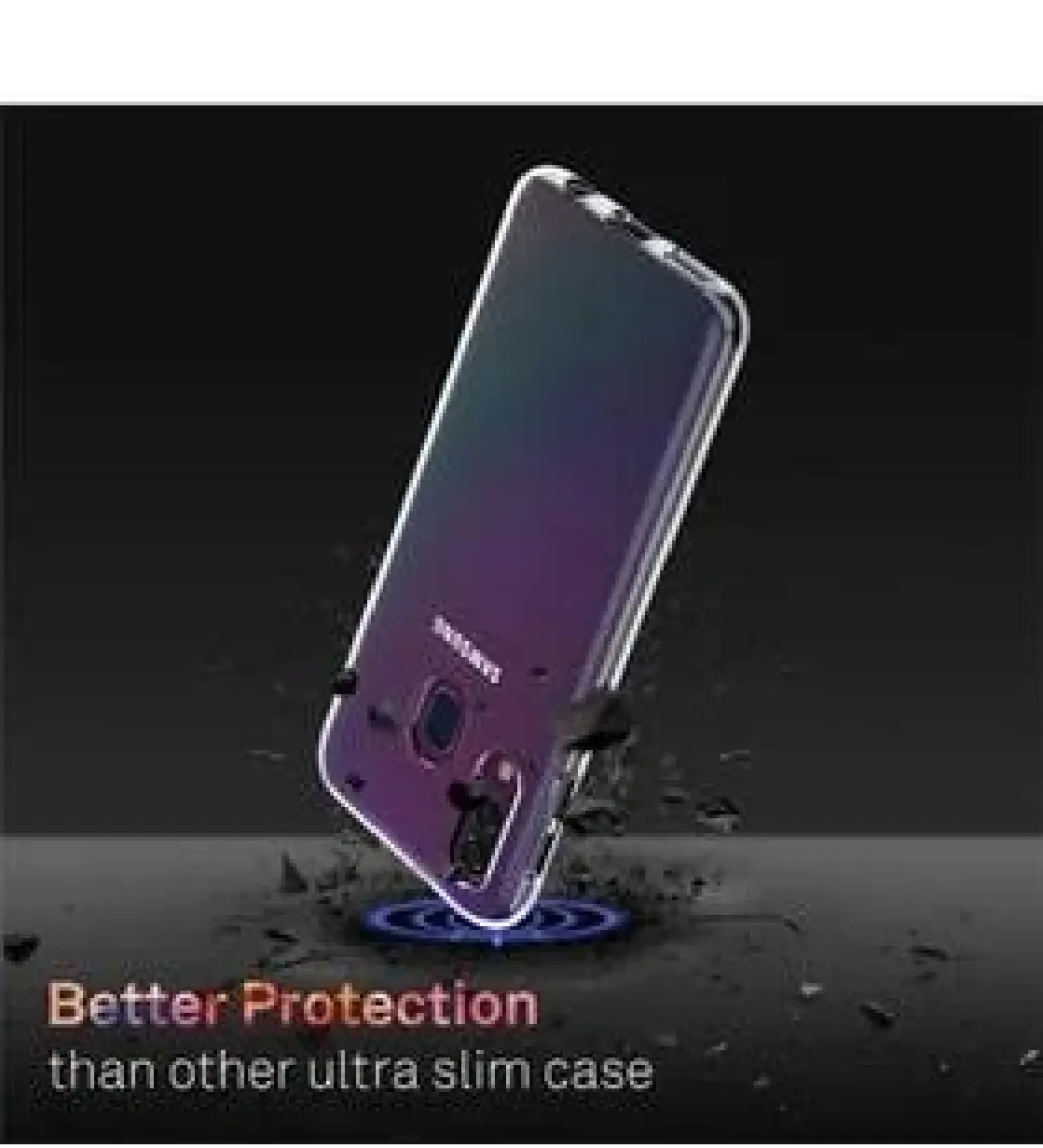 Microsonic Samsung Galaxy A40 Kılıf Transparent Soft Beyaz