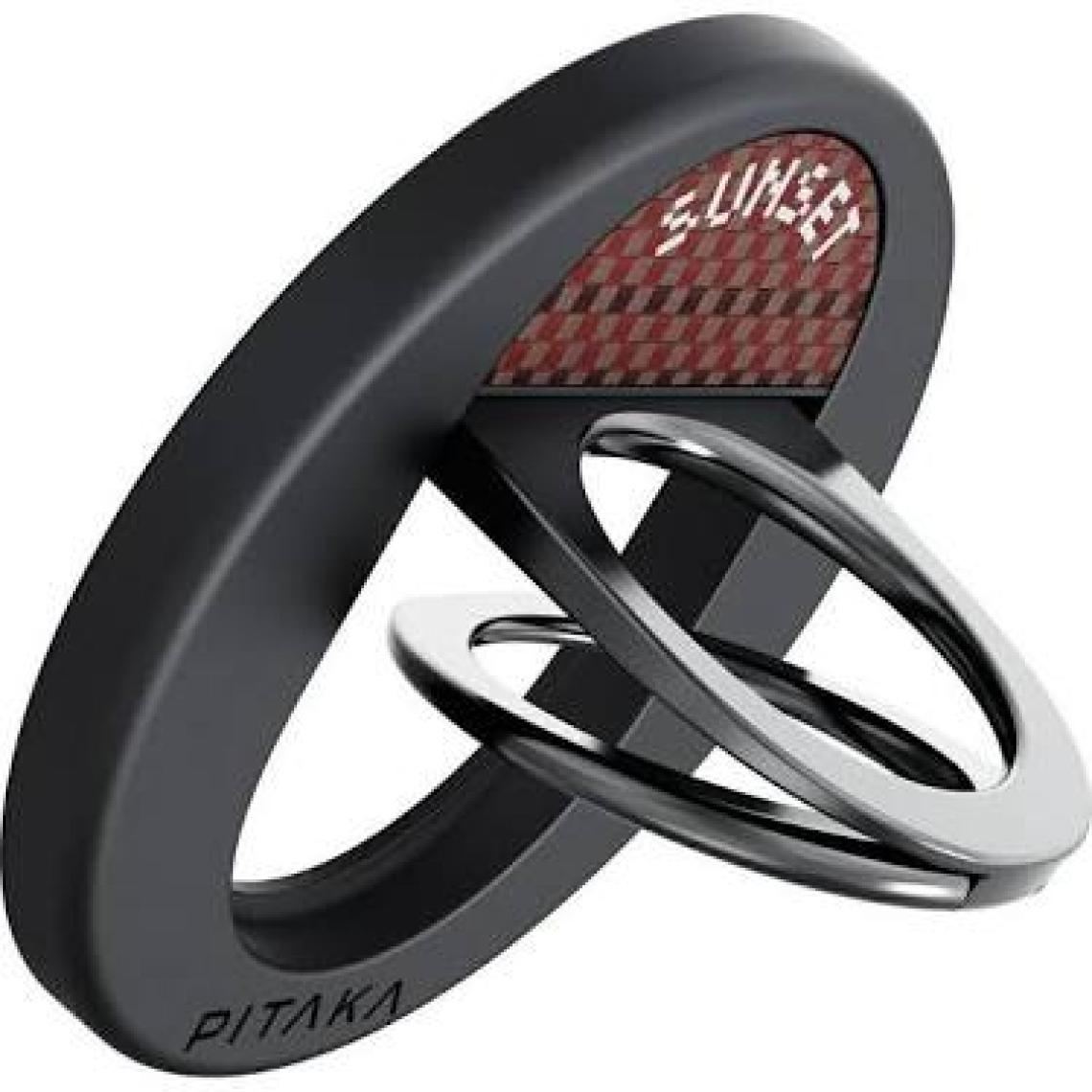 Pitaka Aramid Fiber Sunset Moonrise Serisi Sunset Magez Grip 3 Magnetik Ring Stand Telefon Tutucu