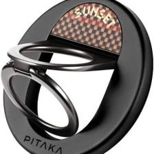 Pitaka Aramid Fiber Sunset Moonrise Serisi Sunset Magez Grip 3 Magnetik Ring Stand Telefon Tutucu