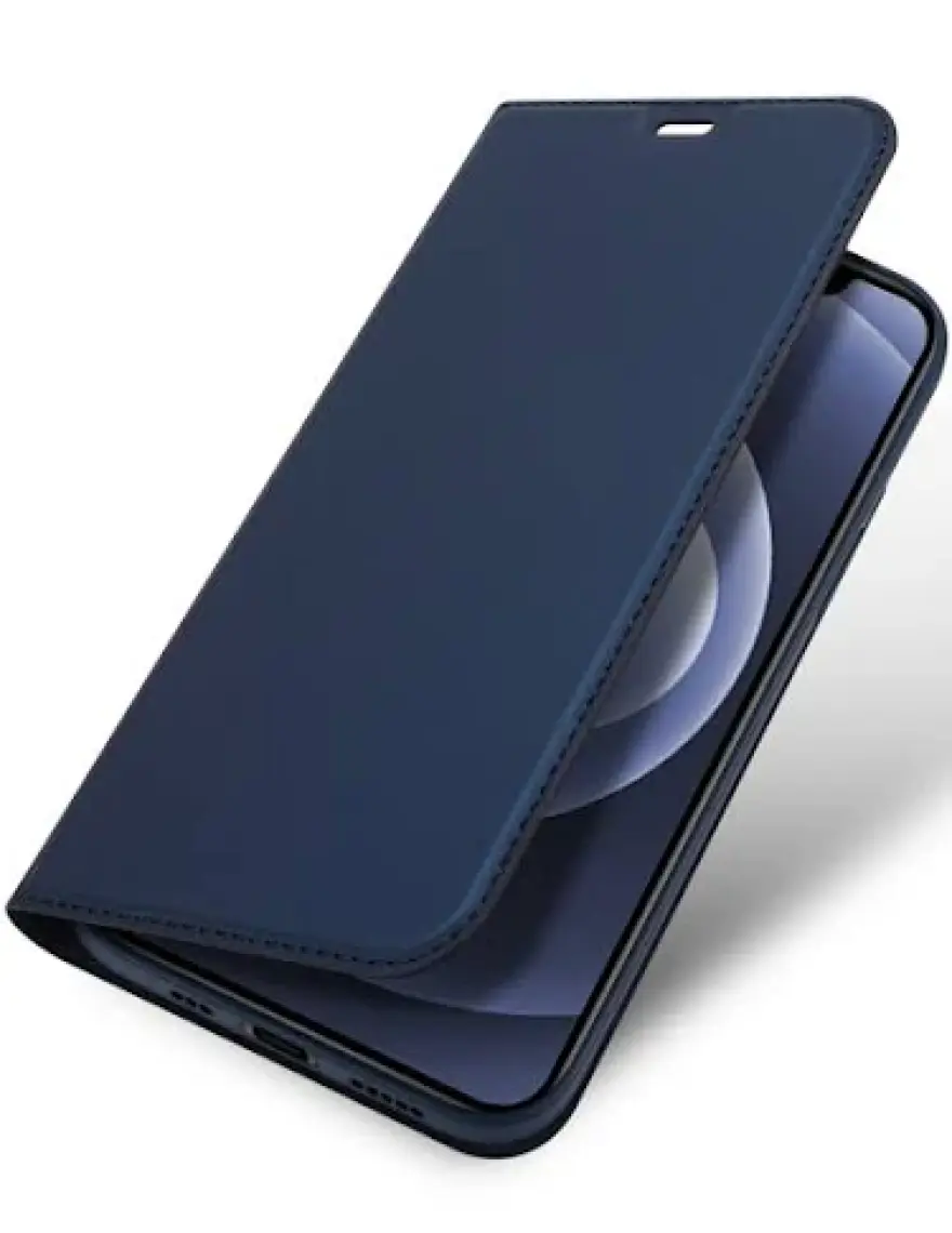 Dux Ducis Apple iPhone 12- 12 Pro Kılıf Kapaklı Flip Cover Kılıf Skin Pro Series Kılıf AL-33940 Lacivert