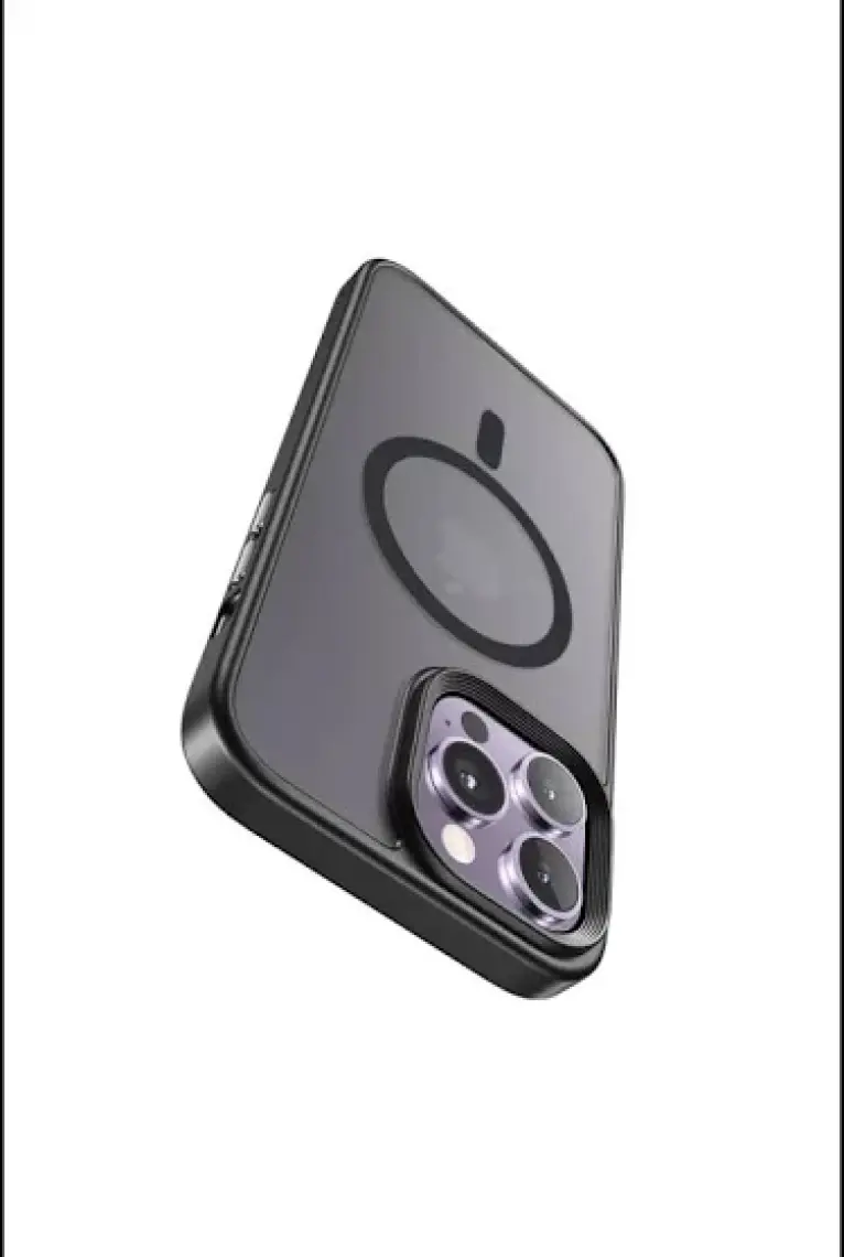Mcdodo Iphone 14 Pro Uyumlu Mat Siyah Magsafe Kılıf PC-3102