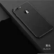 Joyroom Apple iPhone 8 Plus Kılıf 360 Derece Korumalı Tam Kapatan Koruyucu Sert Kapak Koyu Gri