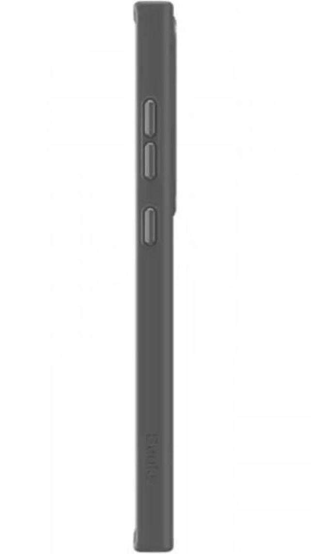 Benks Galaxy S24 Ultra Uyumlu Kılıf Magsafe Şarj Özellikli Şeffaf Arka Yüzey Benks Magclap Tpu Çerçeve Gri