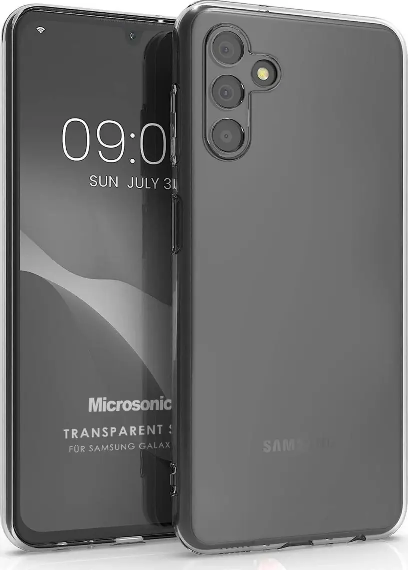 Microsonic Samsung Galaxy A34 Kılıf Transparent Soft Beyaz