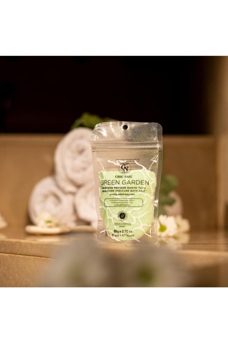 Manikür & Pedikür Ve Banyo Tuzu Green Garden 80 gram / Epsom Tuzu / Ingiliz Tuzu