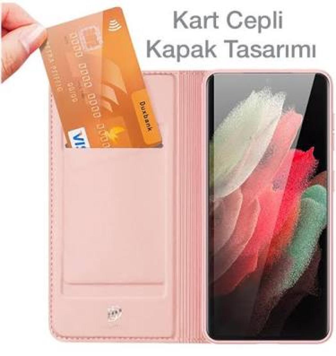 Dux Ducis Sm Galaxy S21 Plus Kılıf Kapaklı Flip Cover Kılıf Skinpro Series