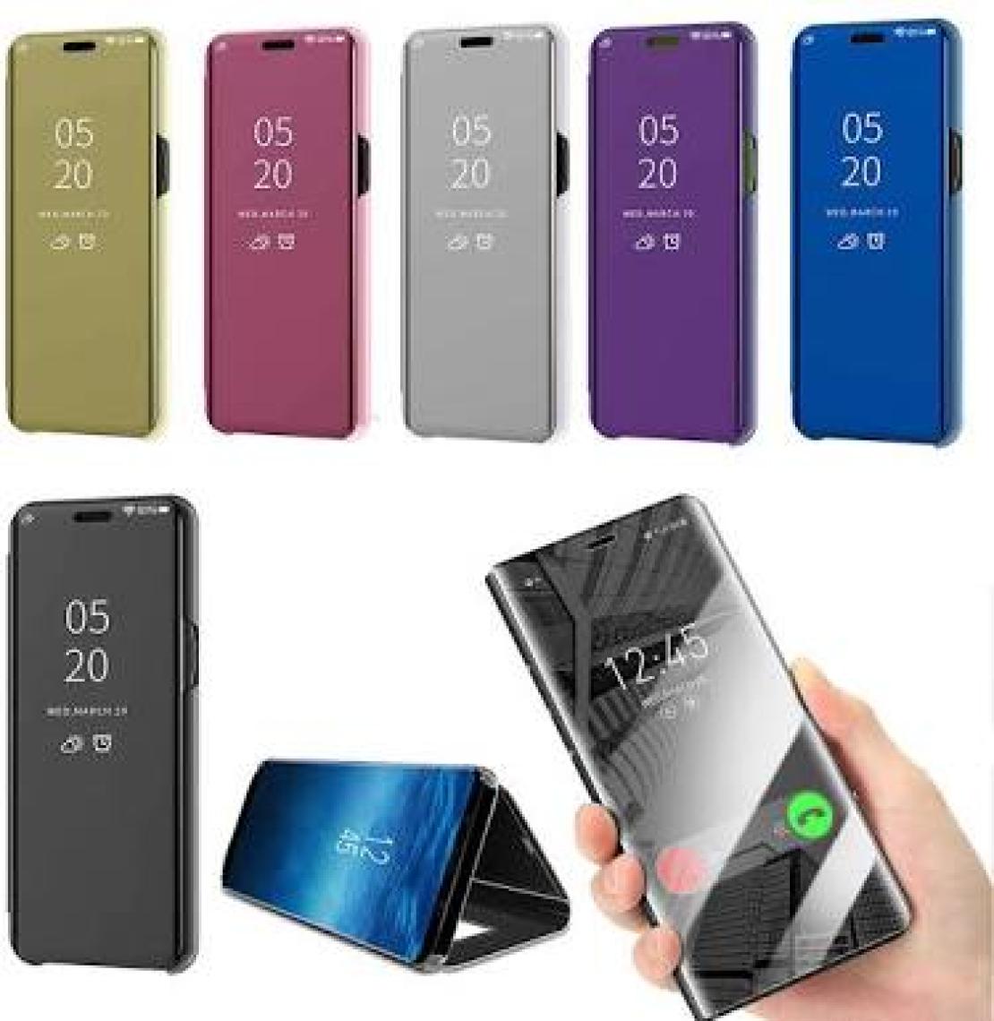 Smart Tech Samsung Galaxy J4 Plus 2018 Aynalı Kapaklı Lüx Kılıf