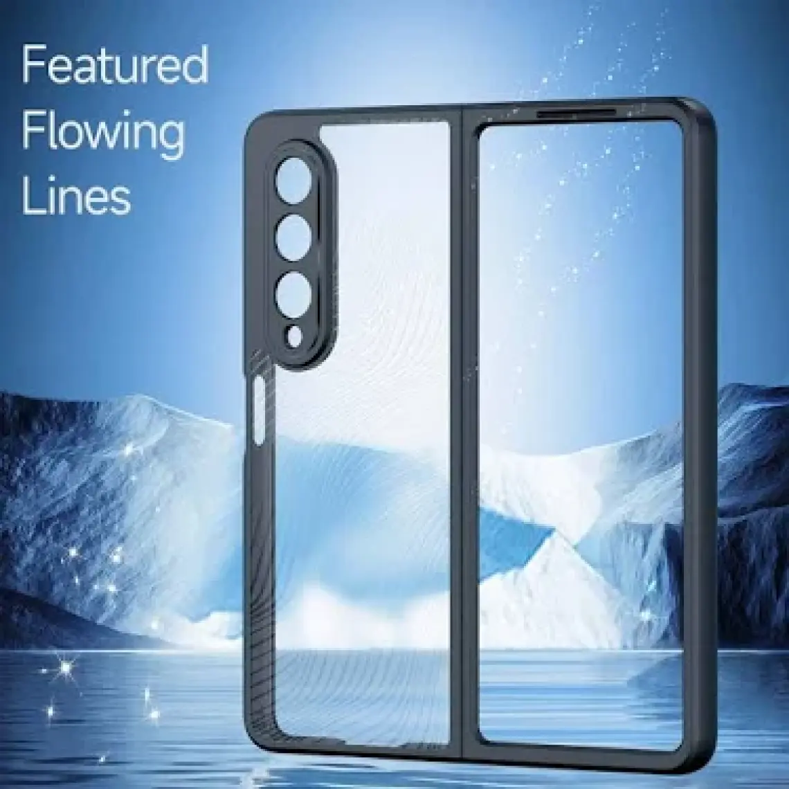 Dux Ducis Samsung Z Fold4 5g Aimo Series Premium Buzlu Sert Pc-Tpu Kılıf AL-36389