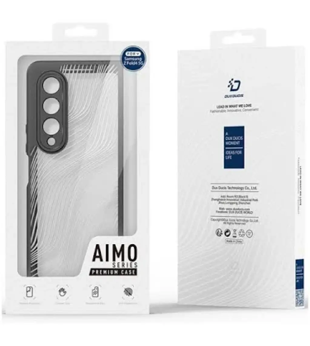 Dux Ducis Samsung Z Fold4 5g Aimo Series Premium Buzlu Sert Pc-Tpu Kılıf AL-36389
