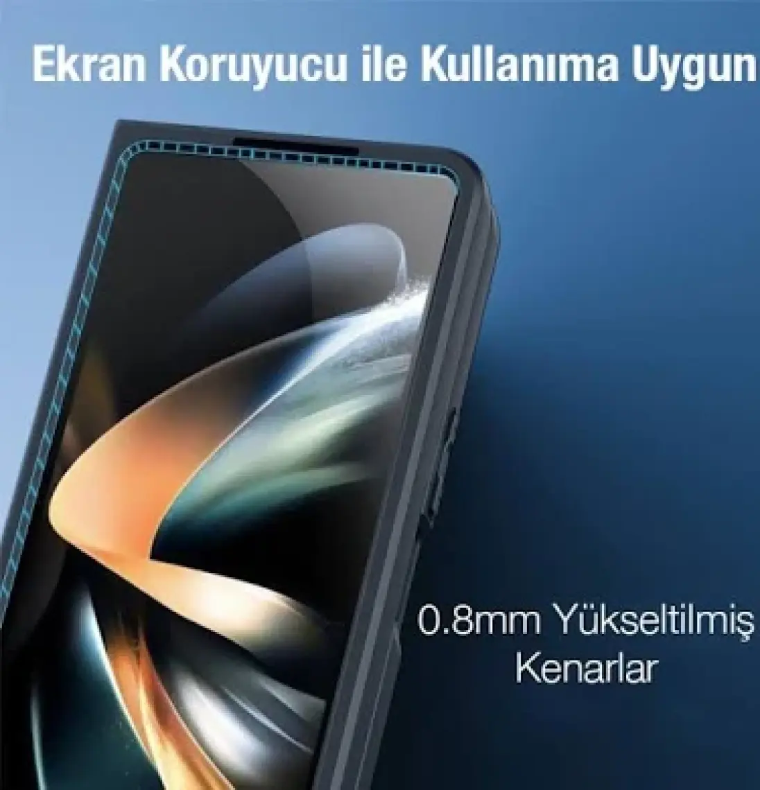 Dux Ducis Samsung Z Fold4 5g Aimo Series Premium Buzlu Sert Pc-Tpu Kılıf AL-36389
