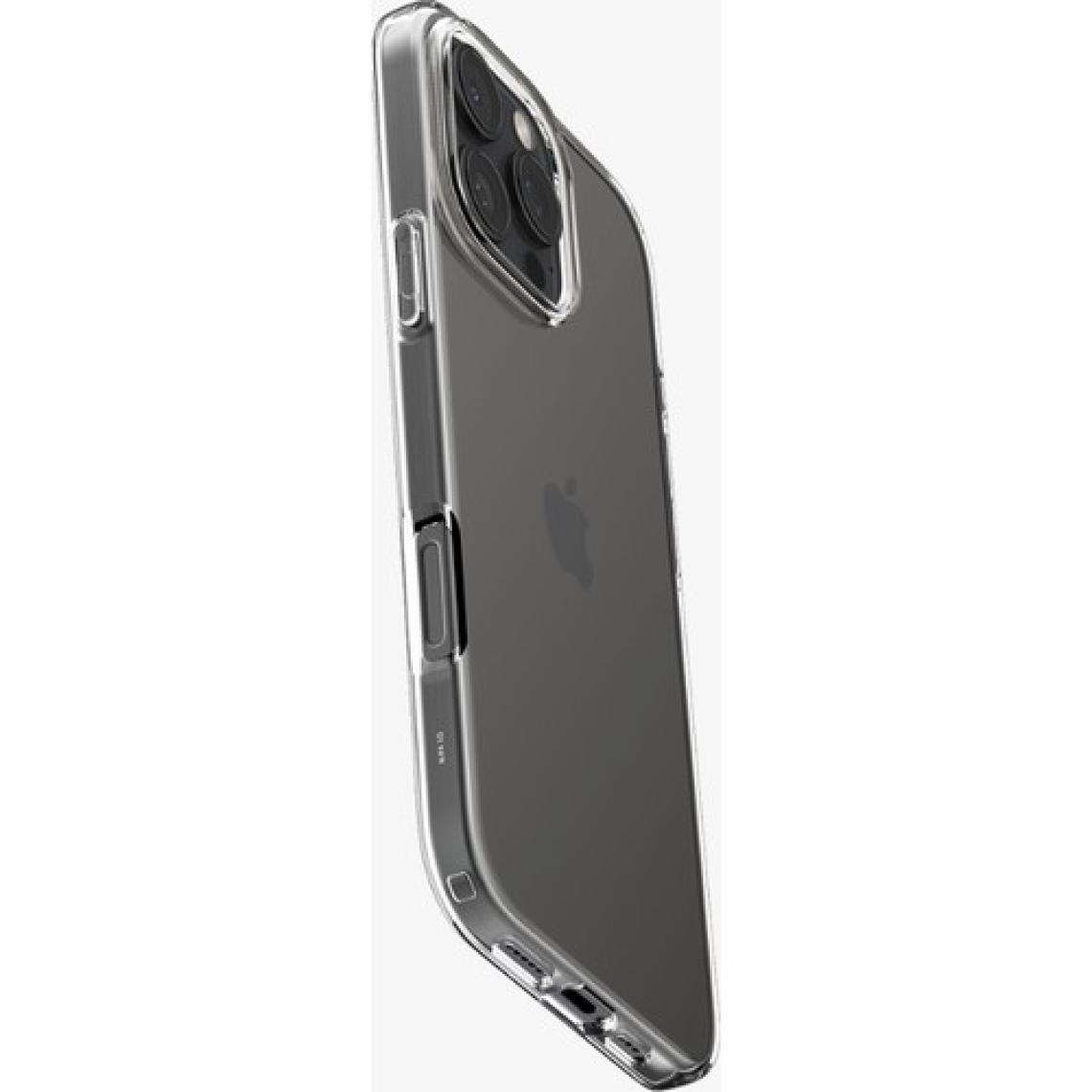 Spigen iPhone 16 Pro Max ince Kılıf Liquid Crystal Sararma Karşıtı DuraClear™ Hava Kanalı Teknolojisi™ Askeri Sınıf Koruma Crystal Clear Şeffaf Kapak - ACS07984
