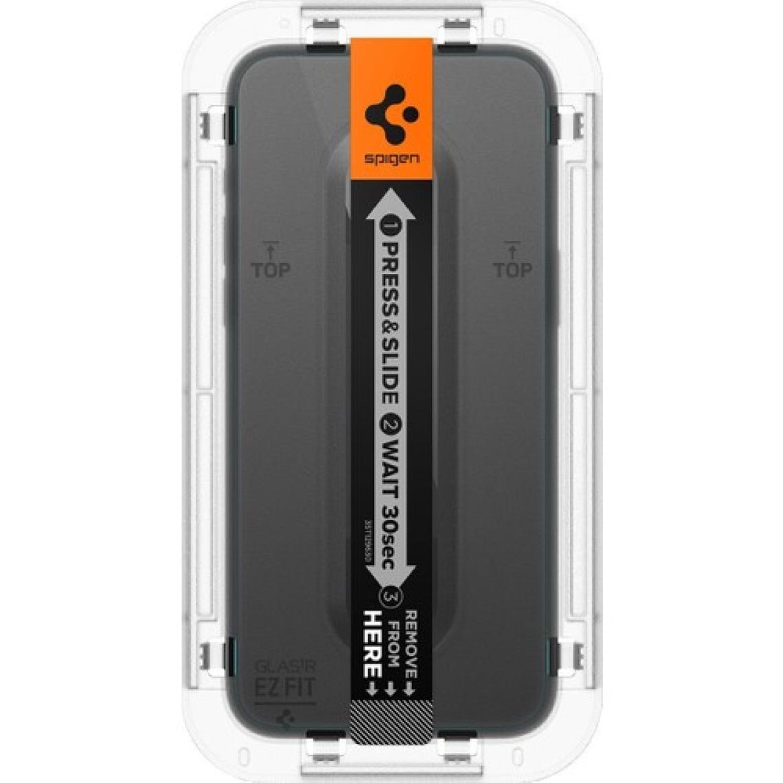 Spigen iPhone 15 Pro Cam Ekran Koruyucu Kolay Kurulum GLAS.tR EZ Fit Slim HD (2 Adet) - AGL06892