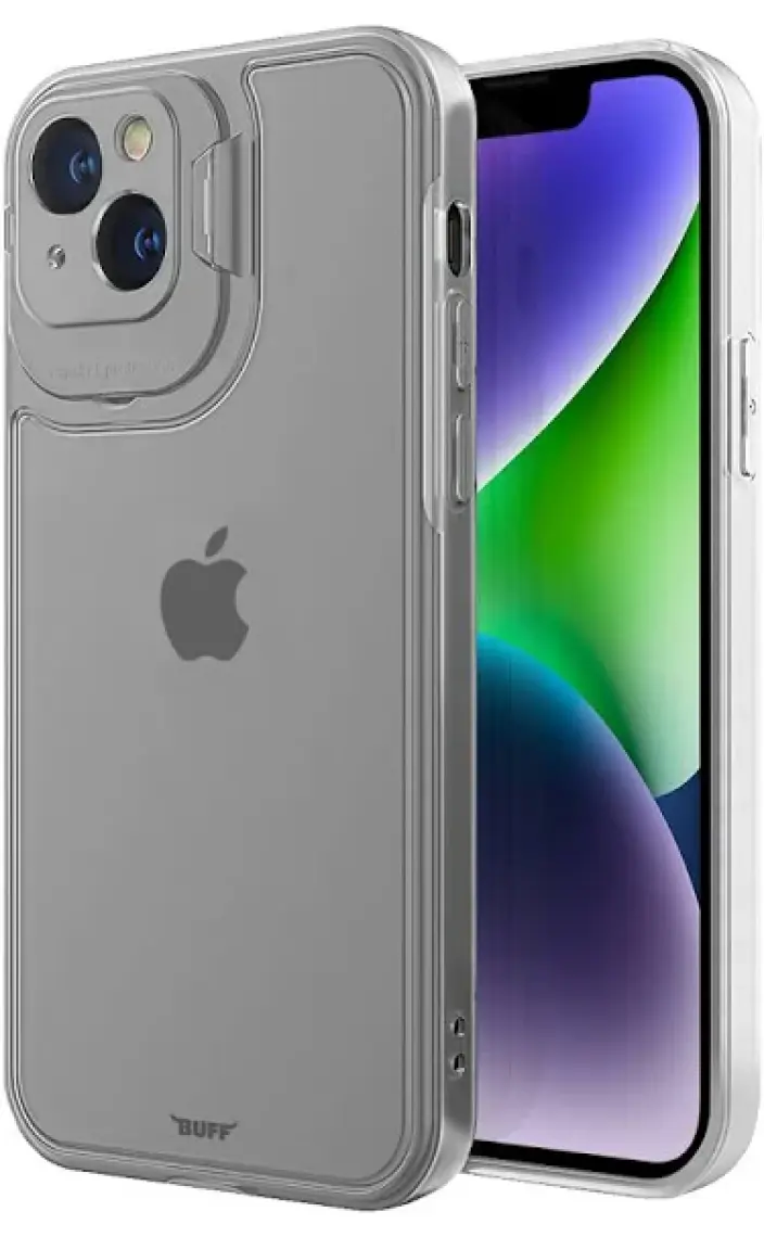 Buff iPhone 14 Plus Hybrid Corner Kılıf Beyaz