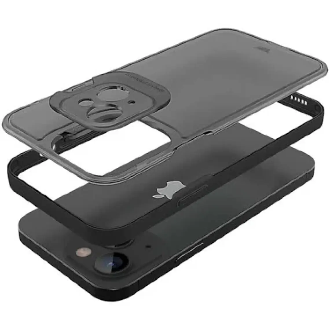 Buff iPhone 14 Plus Hybrid Corner Kılıf Beyaz