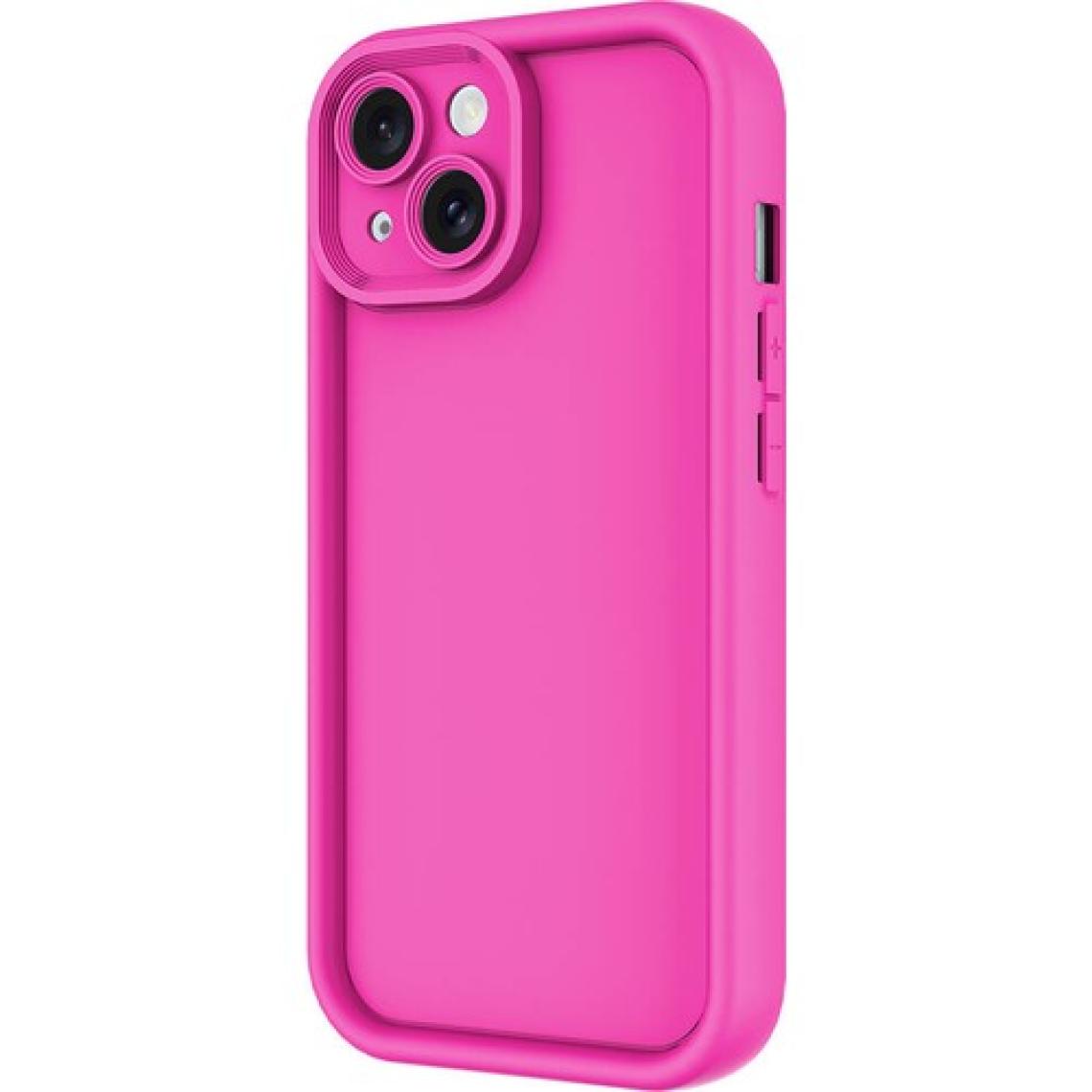 Alan Tech iPhone 14 Uyumlu Alt Kılıf Kamera Korumalı Zore Ananas Kapak-Kahverengi