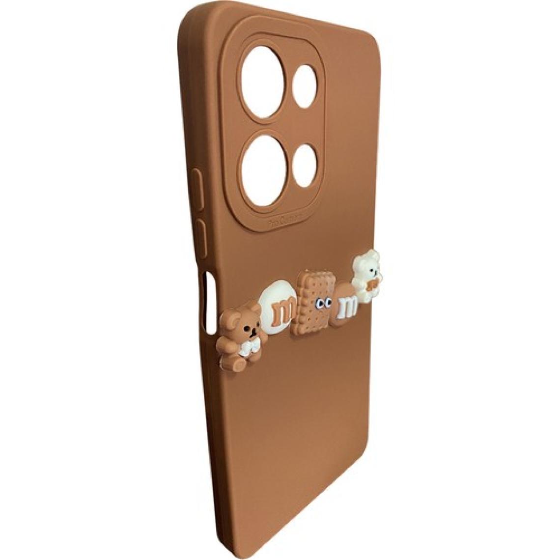 DEİLMİ Xiaomi Redmi Note 13 Pro 5g Kılıf 3D M Bear Kamera Korumalı Silikon Kapak